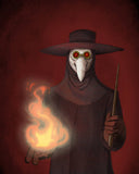 The Plague Doctor Blank Greeting Cards Size A2 Set of FOUR - Yay for Fidget Art!