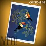 Toucan Courtship Greeting Cards | Set of Four